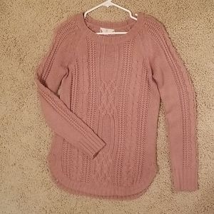 Dusty Rose Knitted Sweater